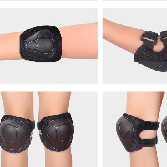 Kids/Youth Knee Pads and Elbow Pads Set  Wrist Guard 3 in 1 Kids Protec - Picture 1 of 4